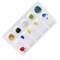 U.S. Art Supply 10-Well Plastic Rectangular Artist Painting Palette - Paint Color Mixing Tray - Kids, Art Students, Parties - Acrylic, Oil, Watercolor